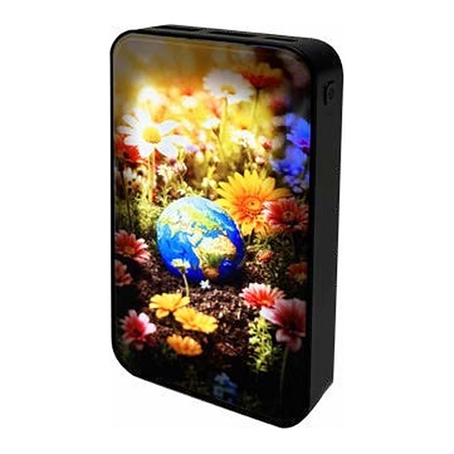 סוללת גיבוי 5000mAh עם תמונה מוארת
